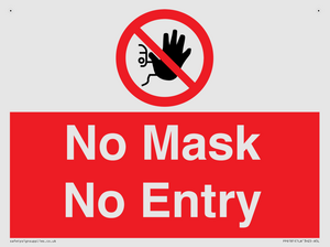No Mask No Entry